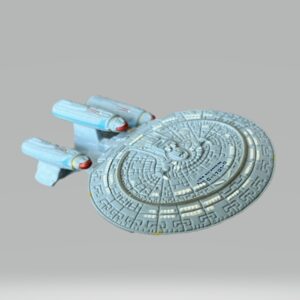 Star Trek Micro Machines Future USS Enterprise D with 3 Warp Nacelles